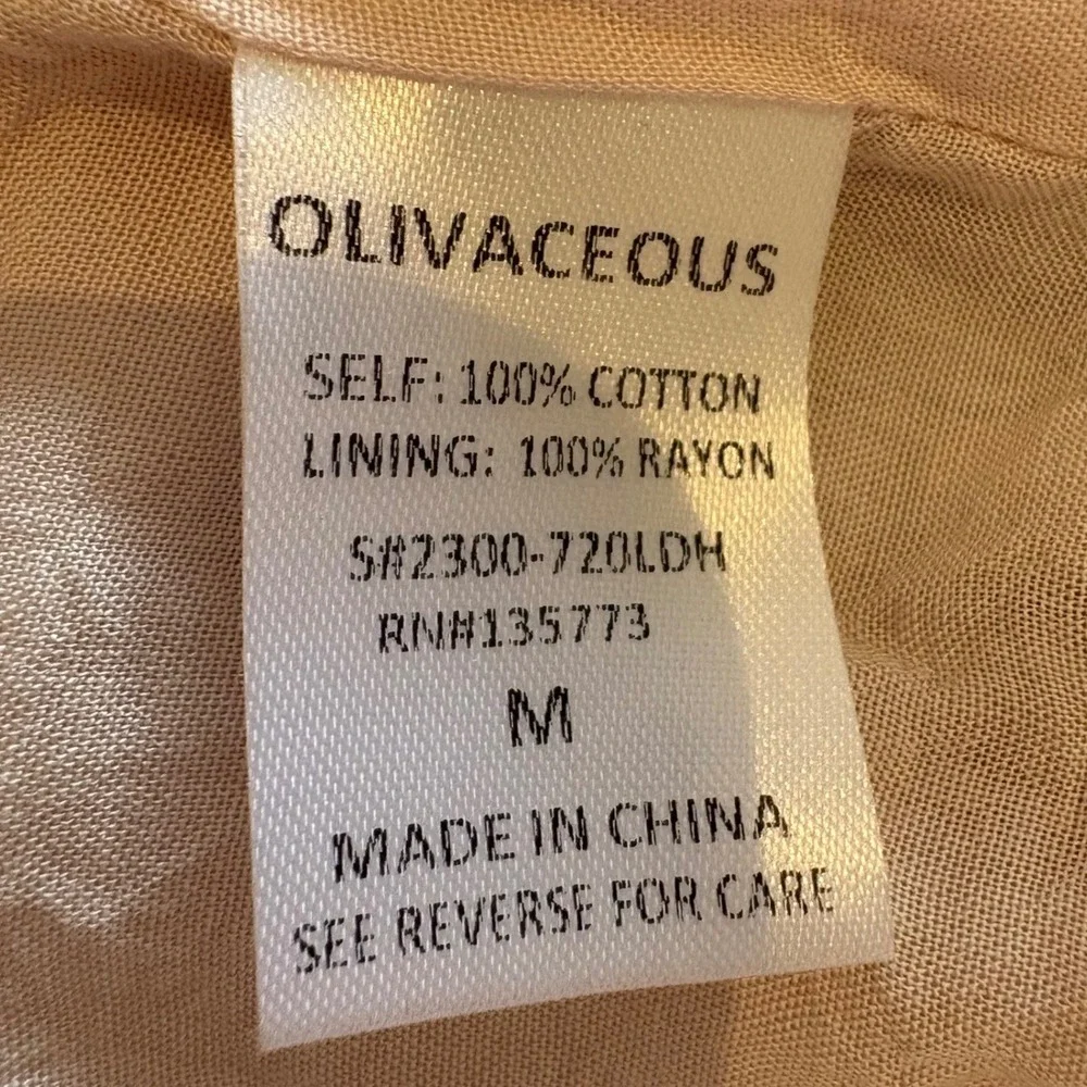 Olivaceous babydoll mini